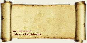 Jakov Žebeljan vizit kartica